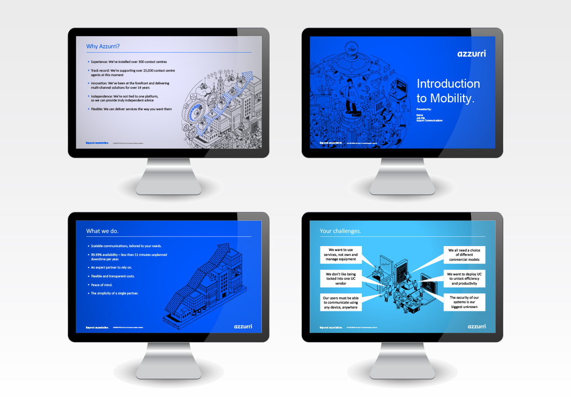 Azzurri PowerPoint slides