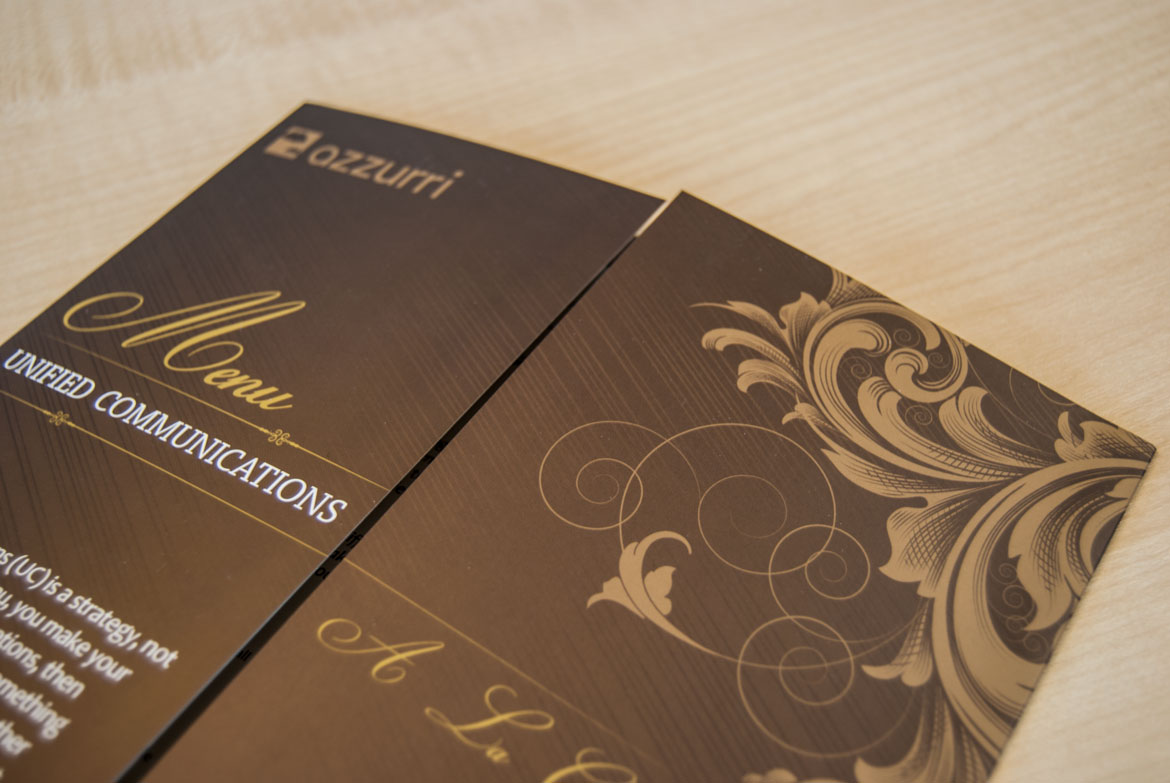 Azzurri UC menu print campaign 1