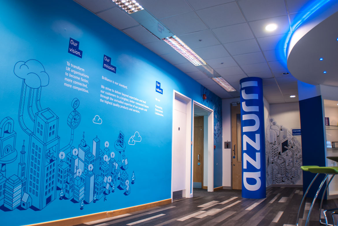Azzurri coffee area perspective