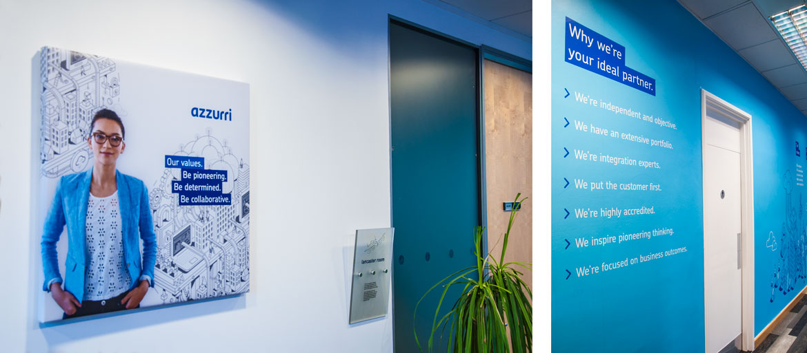 Azzurri coffee area canvas
