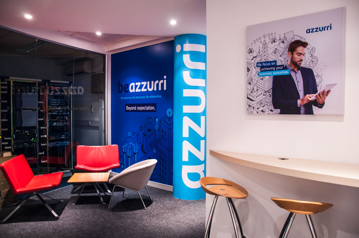Azzurri downstairs staff area